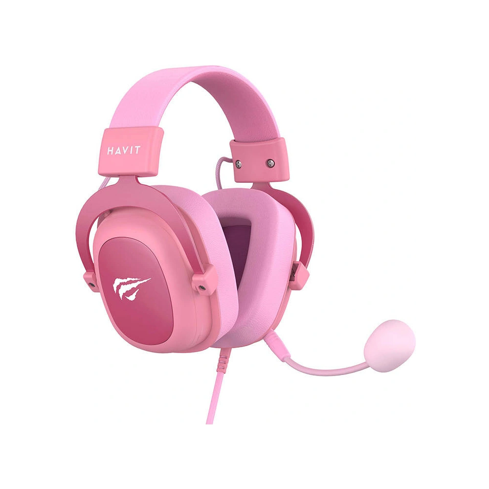 Słuchawki gamingowe Havit H2002D (różowe)
