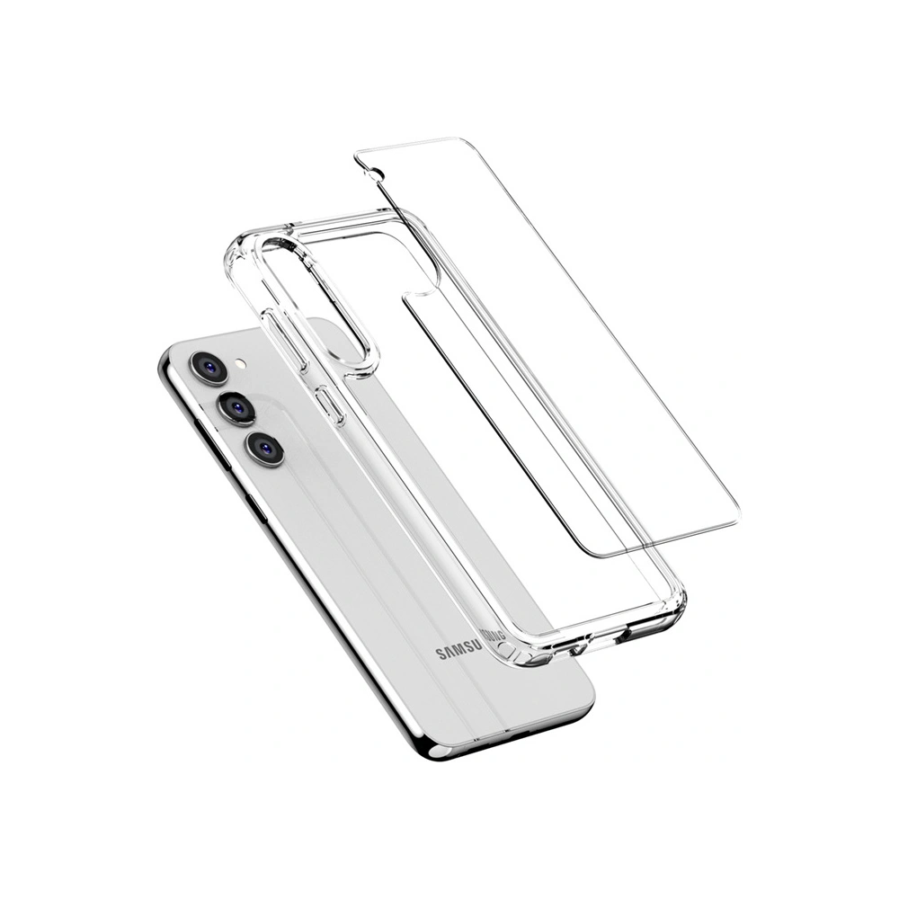 Etui Crong Crystal Shield Cover Samsung Galaxy S23+ Plus (przezroczysty)