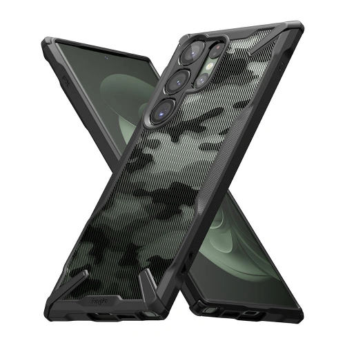 Buy Ringke Fusion-X Design Samsung Galaxy S23 Ultra Camo Black - RGK1756 - {ean13} - Home Screen Store Europe
