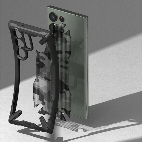 Kup Etui Ringke Fusion-X Design Samsung Galaxy S23 Ultra Camo (Moro) Fekete - RGK1756 - {ean13} - Sklep Home Screen