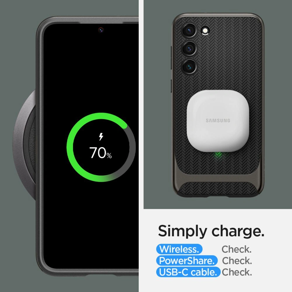 Etui Spigen Neo Hybrid Samsung Galaxy S23 Gunmetal