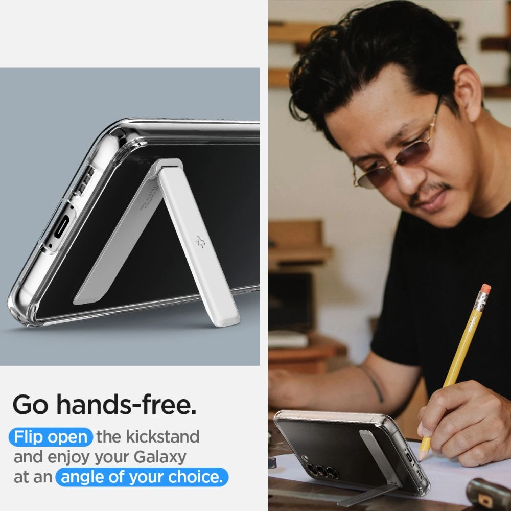 Etui Spigen Ultra Hybrid S Samsung Galaxy S23+ Plus Crystal Clear