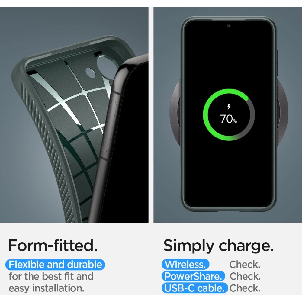 Etui Spigen Liquid Air Samsung Galaxy S23+ Plus Abyss Green