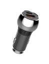 Autoladegerät LDNIO C1, USB + USB-C, PD + QC 3.0, 36W (schwarz)