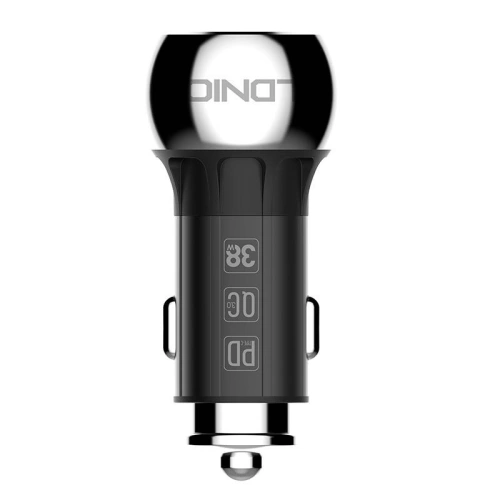 Kup Autonabíječka LDNIO C1, USB + USB-C, PD + QC 3.0, 36W (černá) - LDN3 - {ean13} - Sklep Home Screen