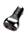 Încărcător auto LDNIO C2, 2x USB, QC 3.0, LED, 36W (negru)