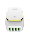 Kup Síťová nabíječka s funkcí noční lampičky LDNIO A4405, 3x USB, 22W (bílá) - LDN8 - {ean13} - Sklep Home Screen