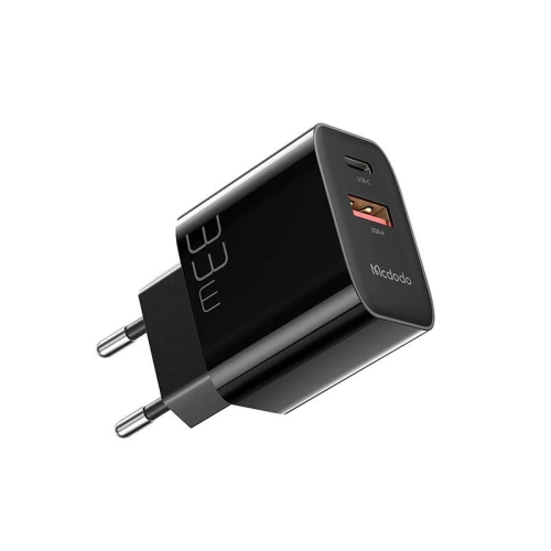 Kup Încărcător de rețea Mcdodo CH-0922 USB + USB-C, 33W + cablu USB-C (negru) - MDD4 - {ean13} - Sklep Home Screen