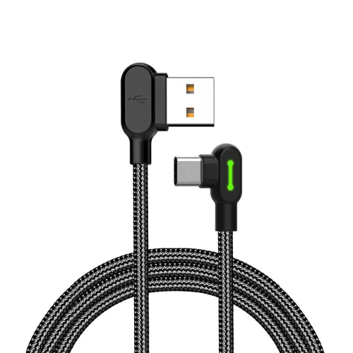Kup Kabel kątový Mcdodo CA-5280 USB-A/USB-C LED, 1.2m (černý) - MDD9 - {ean13} - Sklep Home Screen