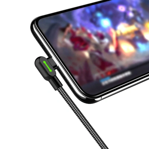 Kup Kabel kątový Mcdodo CA-5280 USB-A/USB-C LED, 1.2m (černý) - MDD9 - {ean13} - Sklep Home Screen