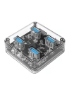 Adaptor Hub 4în1 Orico 4x USB 3.0