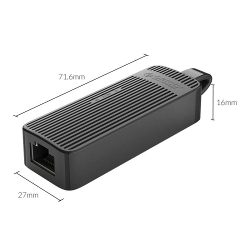 Kup Hálózati adapter Orico USB RJ45-re (fekete) - ORC28 - {ean13} - Sklep Home Screen