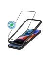 Gehärtetes Glas Crong Anti-Bakteriell 3D Rüstungsglas Apple iPhone 14 Pro + Installationsrahmen