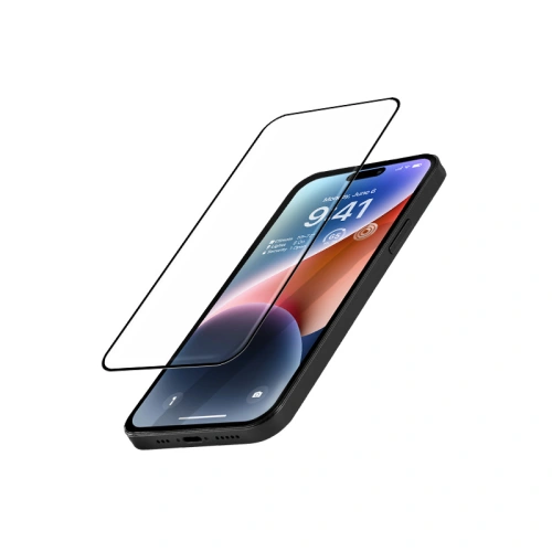 Kup Gehärtetes Glas Crong Anti-Bakteriell 3D Rüstungsglas Apple iPhone 14 Pro + Installationsrahmen - CRG585 - {ean13} - Sklep Home Screen