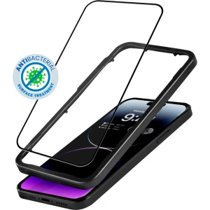 Kup Gehärtetes Glas Crong Anti-Bakteriell 3D Rüstungs-Glas Apple iPhone 14 Pro Max + Installationsrahmen - CRG586 - {ean13} - Sklep Home Screen