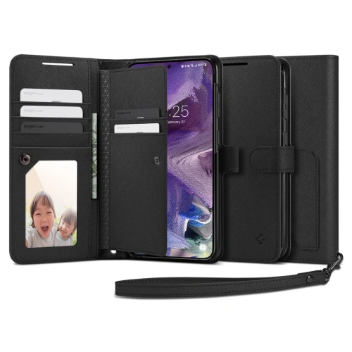 Kup Etui Spigen Wallet S Plus Samsung Galaxy S23 Fekete - SPN2700 - {ean13} - Sklep Home Screen