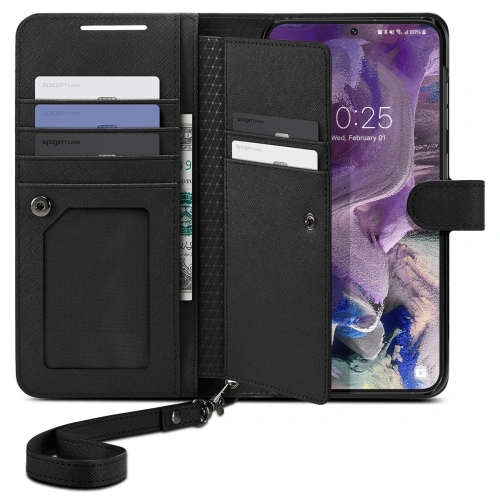 Kup Case Spigen Wallet S Plus Samsung Galaxy S23 Schwarz - SPN2700 - {ean13} - Sklep Home Screen