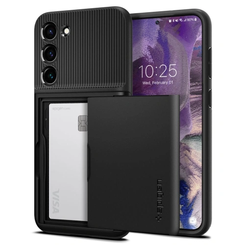 Kup Etui Spigen Slim Armor CS Samsung Galaxy S23+ Plus Fekete - SPN2702 - {ean13} - Sklep Home Screen