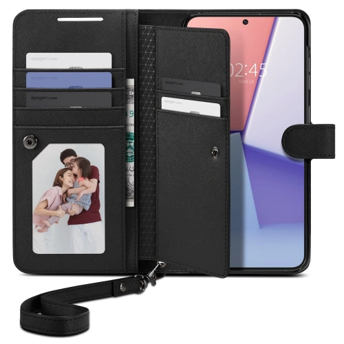 Kup Etui Spigen Wallet S Plus Samsung Galaxy S23+ Plus Fekete - SPN2703 - {ean13} - Sklep Home Screen