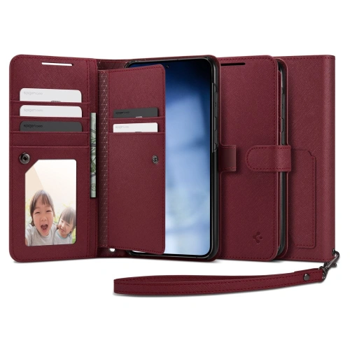 Kup Etui Spigen Wallet S Plus Samsung Galaxy S23+ Plus Burgundi - SPN2704 - {ean13} - Sklep Home Screen