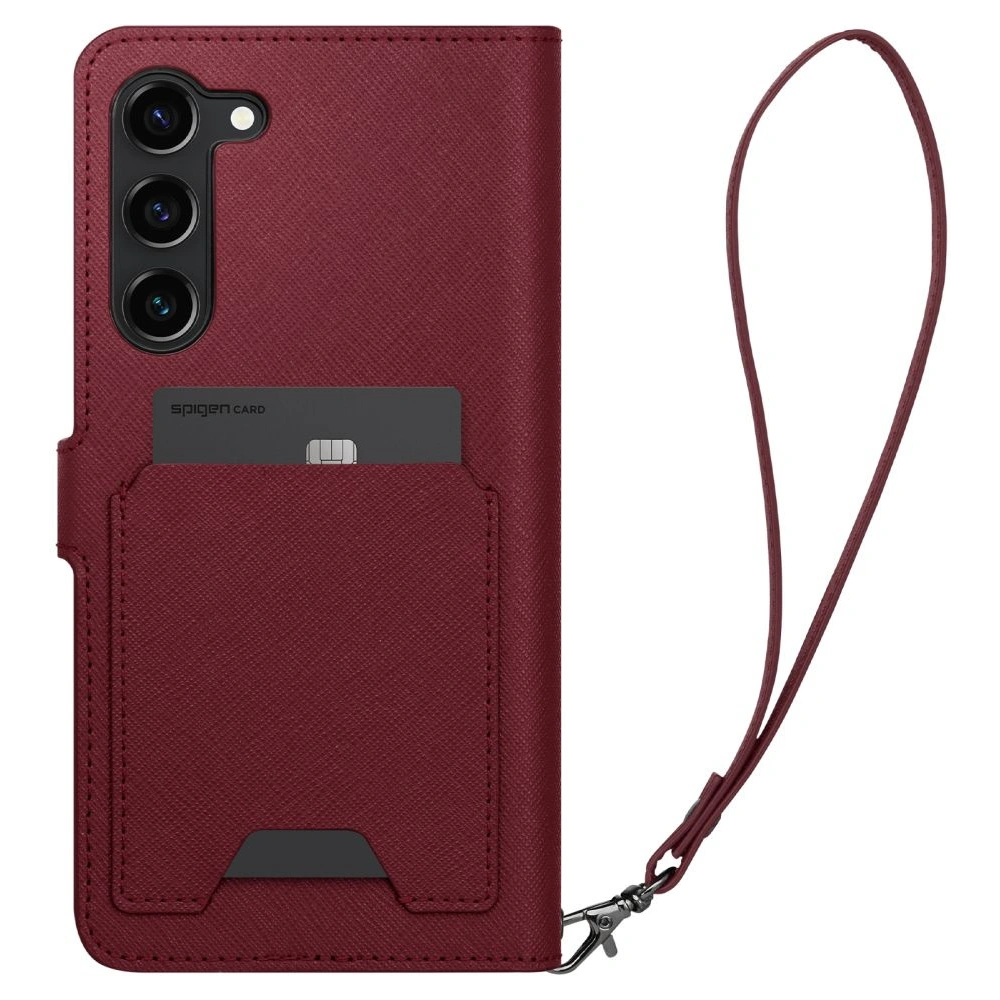 Etui Spigen Wallet S Plus Samsung Galaxy S23+ Plus Burgundy