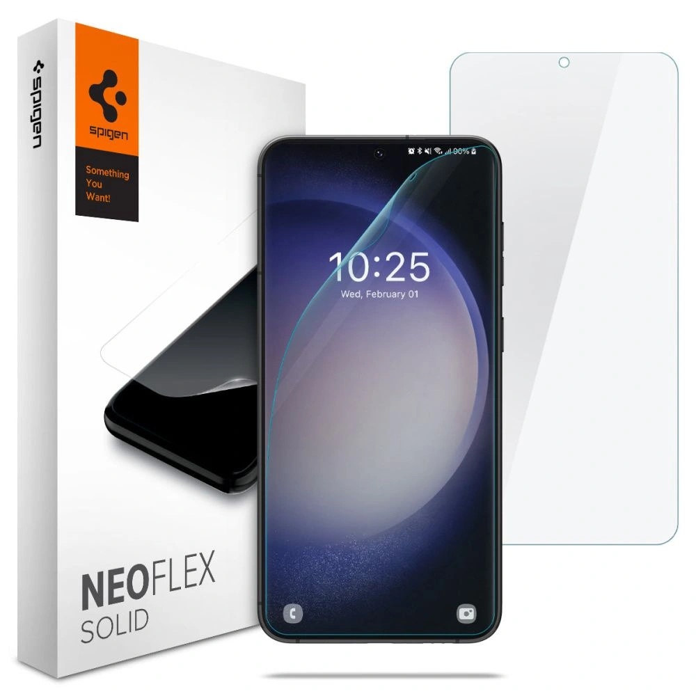 Folia Spigen Neo Flex Samsung Galaxy S23+ Plus Clear [2 PACK]