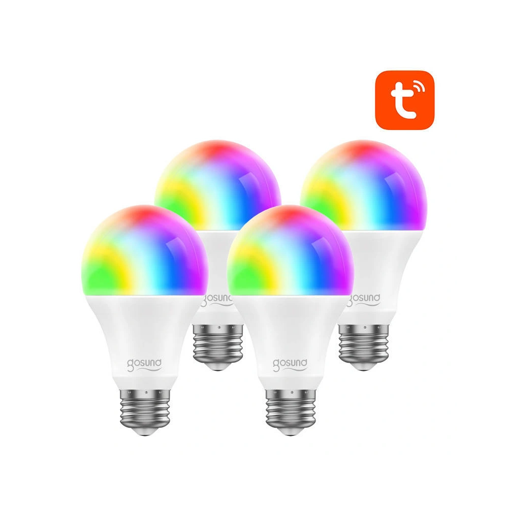 Smart żarówka LED WB4 Gosund (RGB) E27 Tuya [4 PACK]