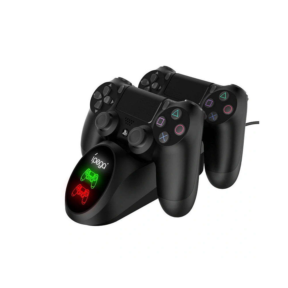 Podwójna stacja dokująca do GamePada do PS4 iPega PG-9180 (czarna)