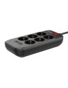 Kup Listwa zasilająca z 6 gniazdami AC, 4x USB, LDNIO SE6403, 2m (czarna) - LDN12 - {ean13} - Sklep Home Screen