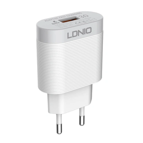 Kup Încărcător de rețea LDNIO A303Q, USB-C, QC 3.0, 18W (alb) - LDN13 - {ean13} - Sklep Home Screen