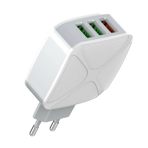 Kup Síťová nabíječka LDNIO A3310Q, 3x USB, QC 3.0 (bílá) - LDN14 - {ean13} - Sklep Home Screen