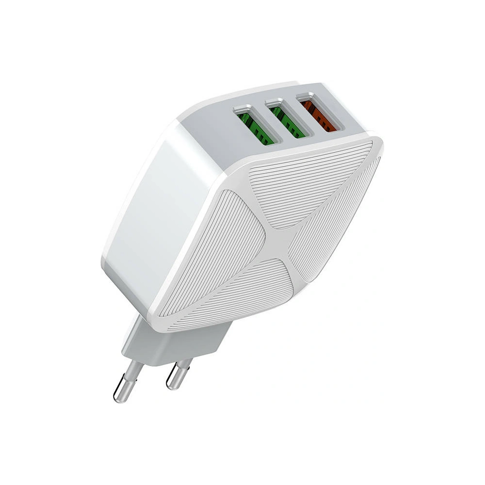 Ładowarka sieciowa LDNIO A3310Q, 3x USB, QC 3.0 (biała)