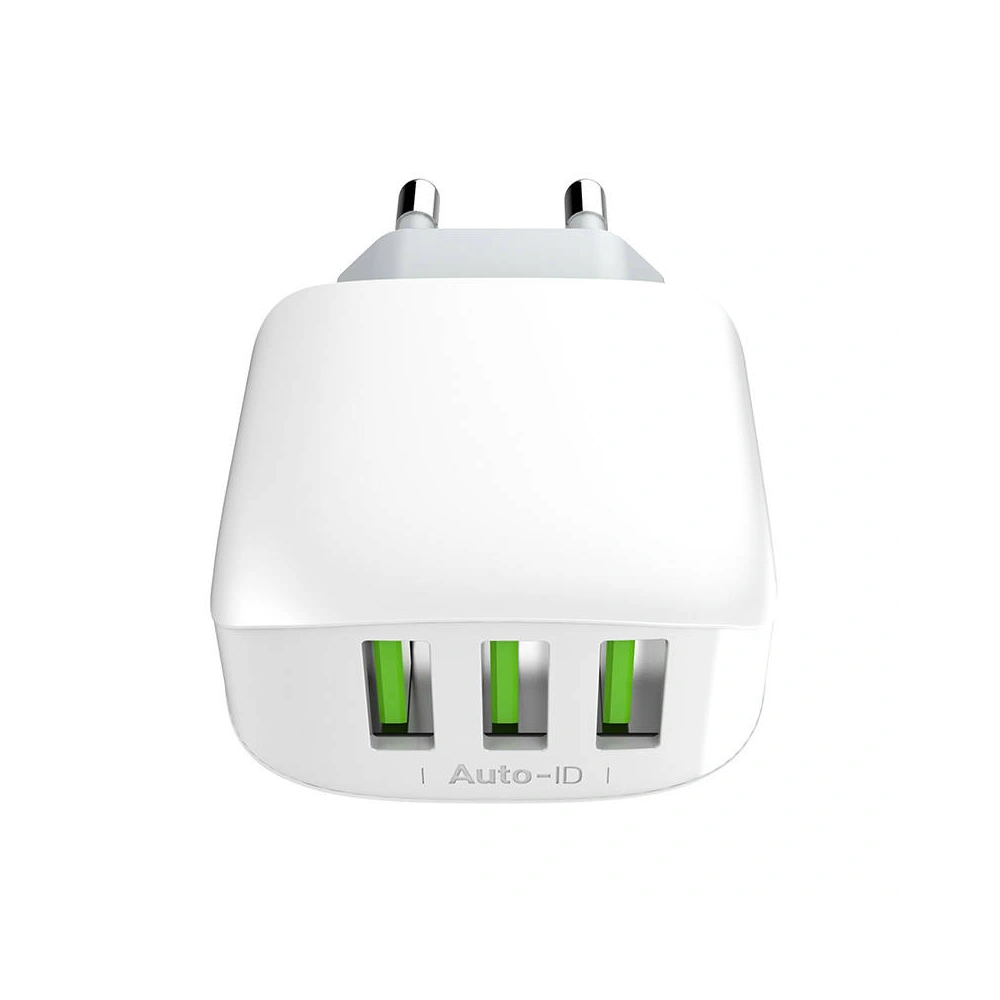 Ładowarka sieciowa LDNIO A3312, 3x USB, 17W (biała)