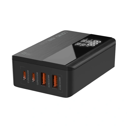 Kup Încărcător de rețea LDNIO A4808Q, 2x USB + 2x USB-C, 65W (negru) - LDN19 - {ean13} - Sklep Home Screen
