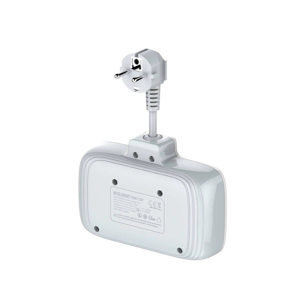 Listwa zasilająca z 2 gniazdami AC, 3x USB, USB-C, LDNIO SE2435, 2500W (biała)