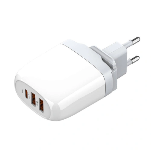 Kup Nabíječka sítě GaN LDNIO A3511Q, 2x USB + USB-C, 65W (bílá) - LDN21 - {ean13} - Sklep Home Screen
