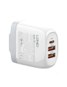 Kup Nabíječka sítě GaN LDNIO A3511Q, 2x USB + USB-C, 65W (bílá) - LDN21 - {ean13} - Sklep Home Screen