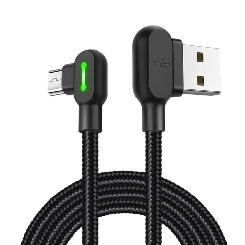 Kup Cablu unghiular Mcdodo CA-5280 USB-A/microUSB LED, 1.2m (negru) - MDD13 - {ean13} - Sklep Home Screen