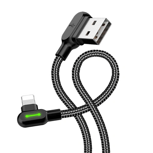 Kup Cablu unghiular Mcdodo CA-4671 USB-A/Lightning LED, 1.2m (negru) - MDD17 - {ean13} - Sklep Home Screen