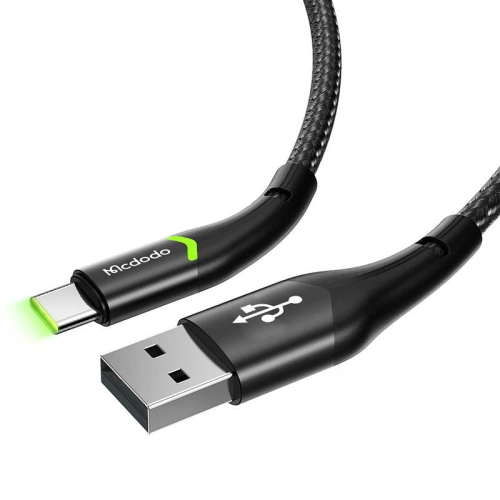 Kup Kabel Mcdodo Magnificence CA-7960 USB-A/USB-C LED, 1m (černý) - MDD18 - {ean13} - Sklep Home Screen