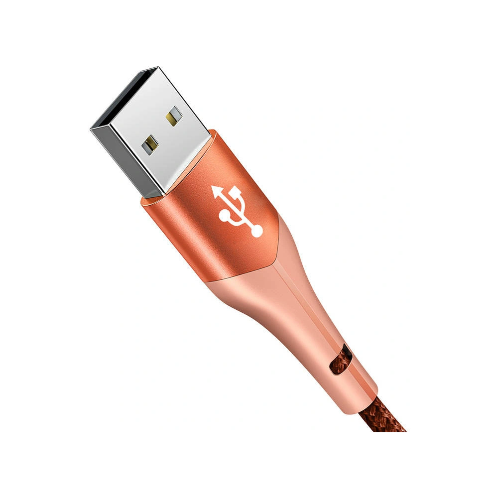 Kabel Mcdodo Magnificence CA-7962 USB-A/USB-C LED, 1m (pomarańczowy)