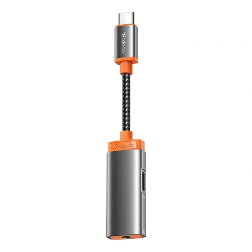 Kup Adapter Mcdodo CA-0500 USB-C/mini jack 3.5m + USB-C, PD 60W (fekete) - MDD31 - {ean13} - Sklep Home Screen