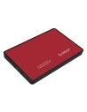 Orico External Hard Drive Enclosure SSD/HDD 2.5 inch SATA III (red)
