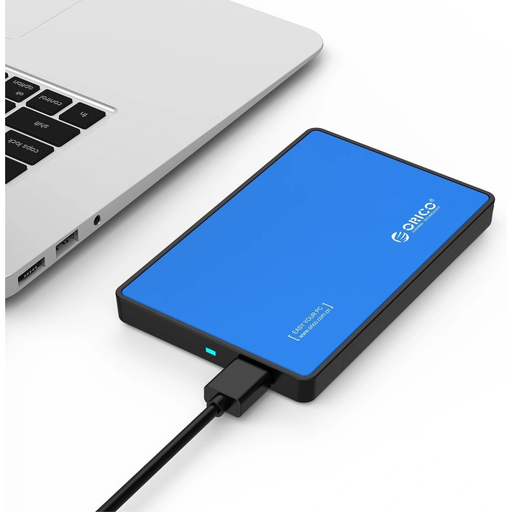 Obudowa zewnętrzna dysku Orico SSD/HDD 2.5" SATA III (niebieska)