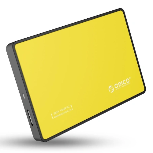 Buy Orico External Hard Drive Enclosure SSD/HDD 2.5 inch SATA III (yellow) - ORC38 - {ean13} - Home Screen Store Europe