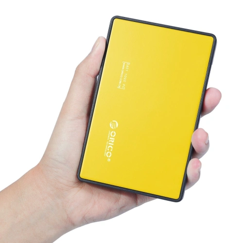 Buy Orico External Hard Drive Enclosure SSD/HDD 2.5 inch SATA III (yellow) - ORC38 - {ean13} - Home Screen Store Europe