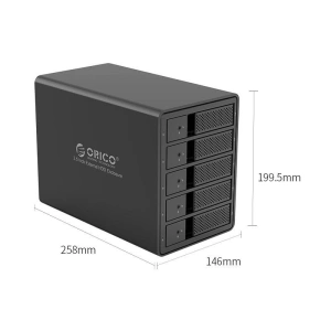 Kup Külső ház Orico 5 db 3.5" HDD-hez USB 3.0 B típus, RAID - ORC40 - {ean13} - Sklep Home Screen