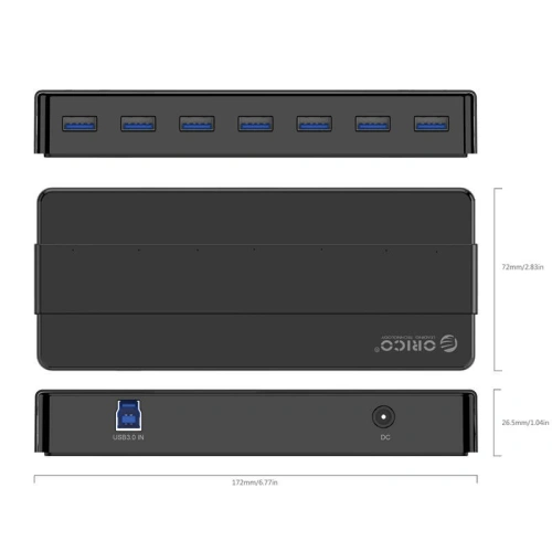 Kup Adapter Hub Orico 7xUSB 3.0 - ORC41 - {ean13} - Sklep Home Screen