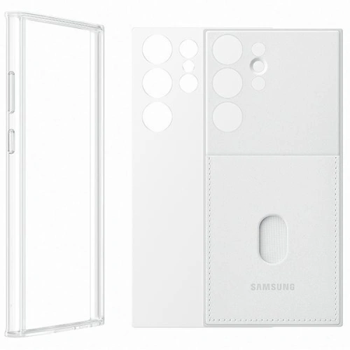 Kup Case Samsung Galaxy S23 Ultra EF-MS918CW weiß/white Frame Cover - SMG808 - {ean13} - Sklep Home Screen