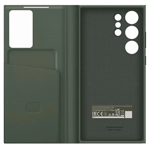 Kup Etui Samsung Galaxy S23 Ultra EF-ZS918CG zielony/green Smart View Wallet Case - SMG819 - {ean13} - Sklep Home Screen